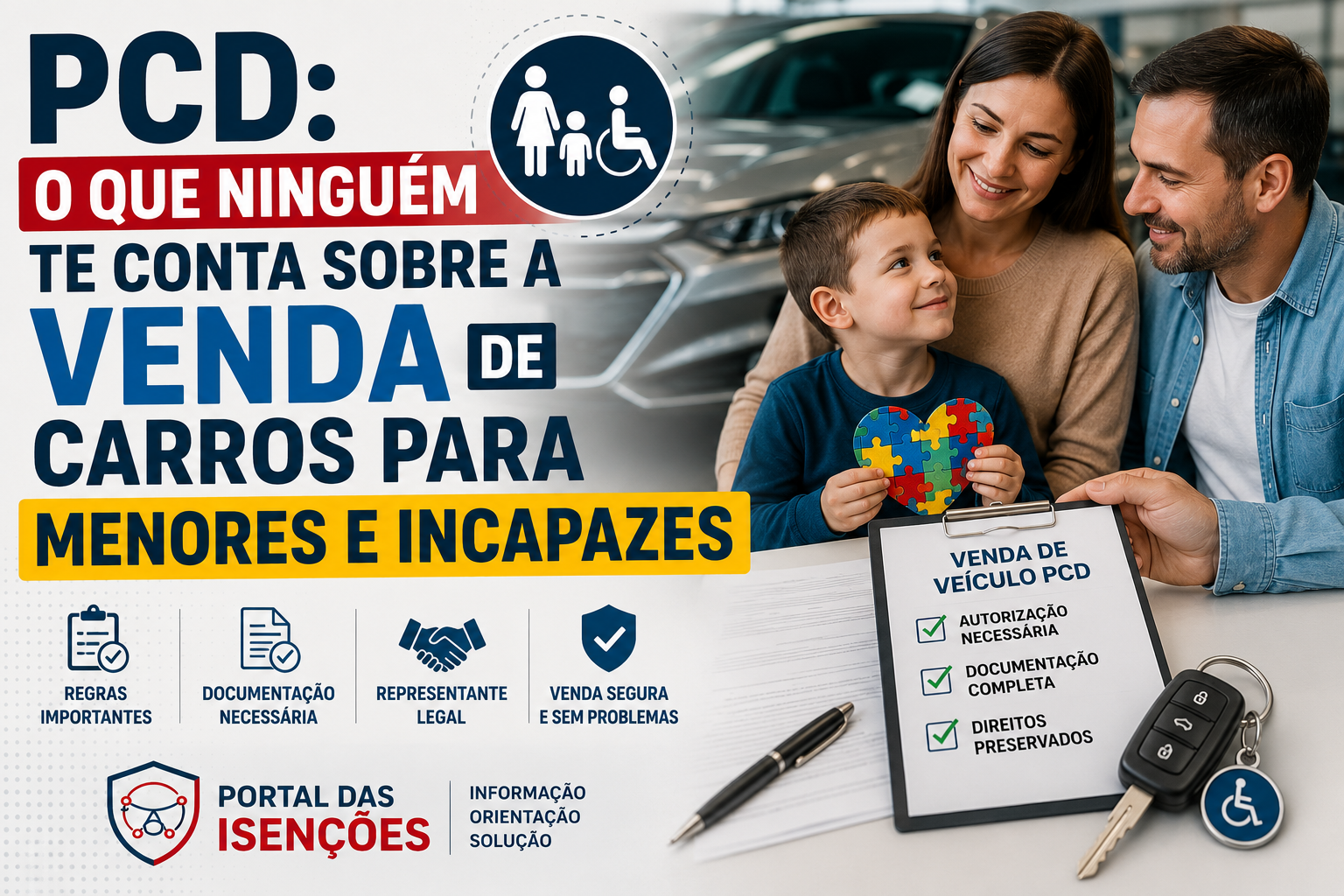 Venda de Carros para Menores e Incapazes