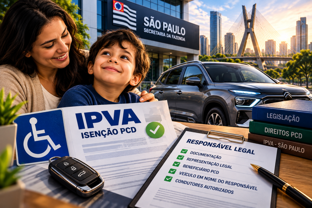 IPVA PCD em Nome do Responsável Legal
